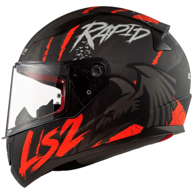 LS2 RAPID – RAVEN Full Face Kaciga za Motor