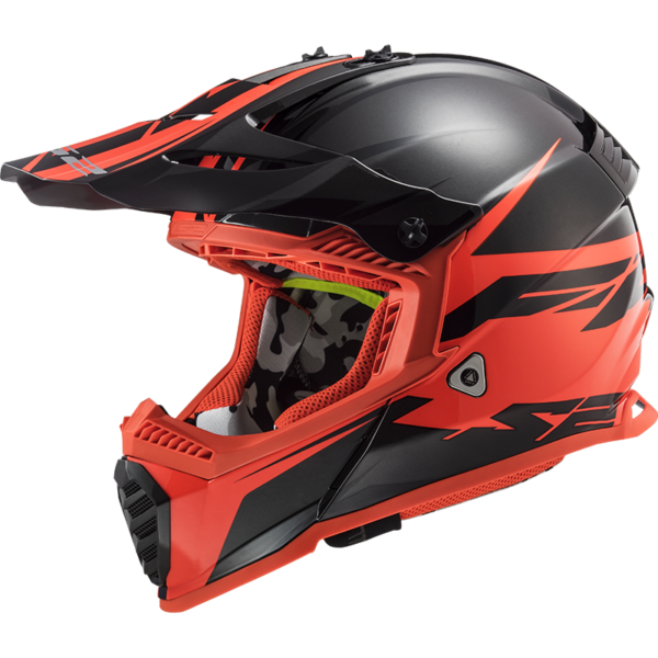 LS2 FAST EVO – ROAR RED Offroad Kaciga za Motor
