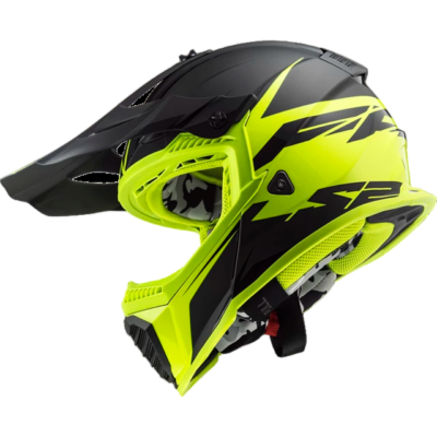 LS2 FAST EVO – ROAR YELLOW Offroad Kaciga za Motor