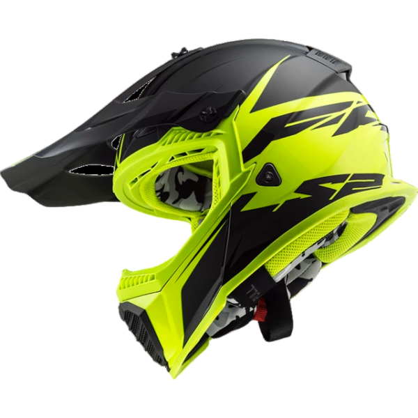 LS2 FAST EVO – ROAR YELLOW Offroad Kaciga za Motor - Image 2